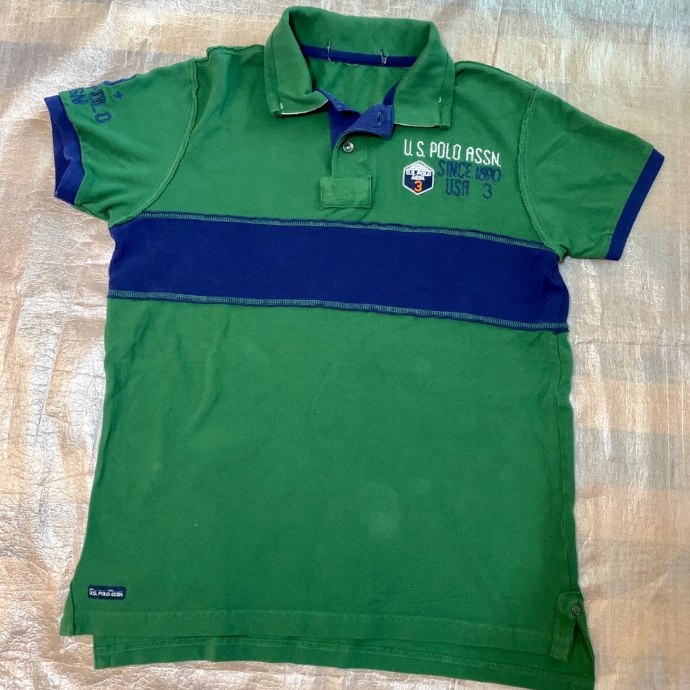 US Polo Association Collar Short Sleeve Jersey - Men’s size small